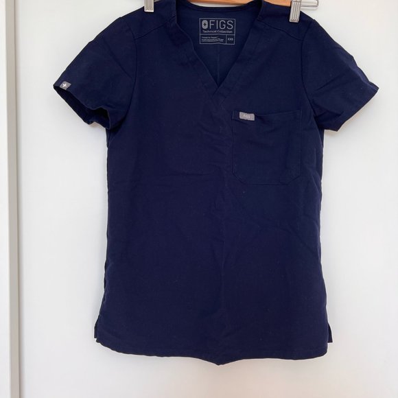 Figs Scrub Set Navy - Picture 4 of 4